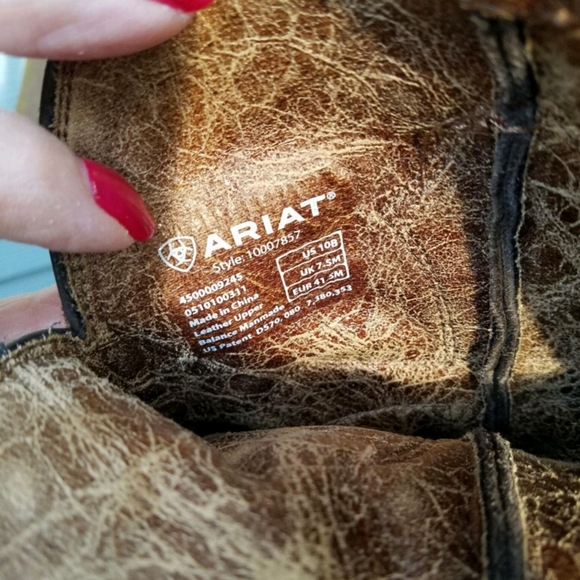 Ariat Leather and Suede Boots - Picture 5 of 6